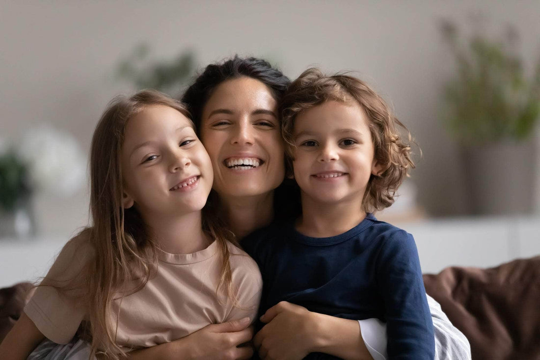 Family image with daughter and mother